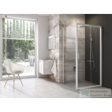 Ravak BLIX BLDP2+BLPS 110x80 cm-es tolóajtós zuhanykabin,Fehér+transparent 0PVD0100Z1SET110BLPS80 kád, zuhanykabin
