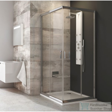 Ravak BLIX BLRV2-90 90x90 cm-es sarokbelépős zuhanykabin,Króm+transparent 1LV70C00Z1 kád, zuhanykabin