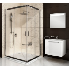 Ravak BLRV2K-80 szatén + Grape kád, zuhanykabin