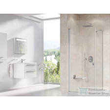 Ravak CHROME CRV1+CPS 80x80 cm-es nyílóajtós,zuhanykabin oldalfallal,szatén/transparent 1QV40U01Z1SET80CPS80 kád, zuhanykabin
