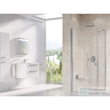 Ravak CHROME CRV1+CPS 90x90 cm-es nyílóajtós,zuhanykabin oldalfallal,króm/transparent 1QV70C01Z1SET90CPS90 kád, zuhanykabin