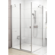 Ravak Chrome CRV2-120 kétrészes zuhanyajtó krómhatású kerettel, transparent edzett biztonságiüveggel kád, zuhanykabin
