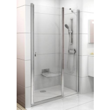 Ravak Chrome CSD2-100 kétrészes zuhanyajtó krómhatású kerettel, transparent edzett biztonságiüveggel kád, zuhanykabin