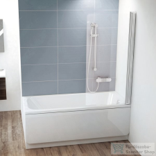 Ravak CHROME CVS1-80 80 cm-es jobbos kádparaván, szatén+transparent 7QR40U00Z1 kád, zuhanykabin