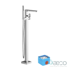 Ravak Chrome szabadonálló design kádtöltő csaptelep zuhanyszettel csaptelep