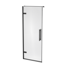 Ravak Cool! zuhanyajtók 80 cm dönthető fekete matt üveg/átlátszó üveg X0VV40300Z1 fürdőkellék