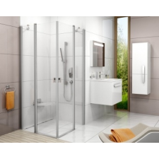 Ravak CRV2-90 (krómhatású+transparent) kád, zuhanykabin