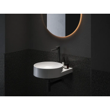Ravak Eleganta 335 magasított mosdó csaptelep leeresztő nélkül,black matt X070291 csaptelep