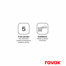  Ravak Flat Fali zuhanycsaptelep szettel, matt fekete FL 032.20BLM+S csaptelep