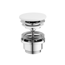 Ravak Flat mosdólefolyó kerámia fedéllel, matt fehér szaniter