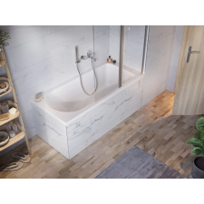 Ravak Flow 160x75 akrilkád fehér XC00100114 kád, zuhanykabin