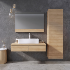 Ravak Formy magas falra szerelhető fürdőszoba szekrény fürdőszoba bútor