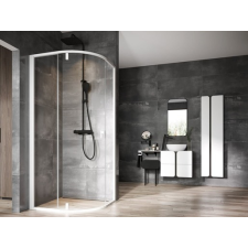 Ravak Negyedkör alakú zuhanykabin 80x80 cm Ravak Nexty 3O644E01Z1 kád, zuhanykabin