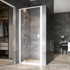 Ravak NEXTY NDOP1-90 90x195 cm-es nyíló zuhanyajtó,Fehér/Fehér/Transparent 03O70101Z1 kád, zuhanykabin