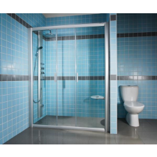Ravak NRDP4-190 Szatén+transparent Rapier - zuhanyajtó fürdőkellék