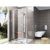 Ravak PIVOT PDOP2+PPS 120x80 cm-es nyílóajtós zuhanykabin fix oldalfallal,szatén/transparent 03GG0U00Z1SET120PPS80