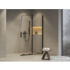 Ravak ROLL 140 cm-es walk-in zuhanyfal, fekete/transparent X9WVM0300Z1