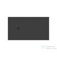 Ravak Slate Pro zuhanytálca 160x90 matt fekete XA03S733010 kád, zuhanykabin