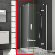 Ravak SMARTLINE SMPS-80 80 cm-es balos oldalfal,króm+transparent 9SL40A00Z1 kád, zuhanykabin