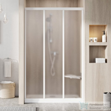 Ravak SUPERNOVA ASDP3-110 110 cm-es tolóajtó,Fehér+Grape 00VD01R2ZG kád, zuhanykabin