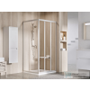 Ravak SUPERNOVA ASDP3+APSS 130x75 cm-es tolóajtós zuhanykabin fix oldalfallal,szatén/transparent 00VJ0UR2Z1SET130APSS75