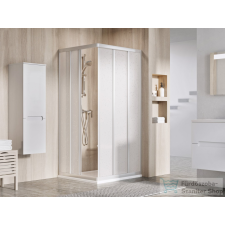 Ravak SUPERNOVA ASRV3+ASRV3 75x90 cm-es tolóajtós,sarokbelépős zuhanykabin,szatén/pearl 15V30UR211SET7590 kád, zuhanykabin