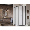 Ravak SUPERNOVA SKCP4-90 90x90x195 cm-es negyedköríves tolóajtós zuhanykabin,Fekete+Pearl 3117O30211