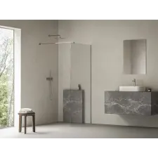 Ravak WALK-IN AIR WALL 100, krómhatású+transparent GW9WA0C00Z1C kád, zuhanykabin