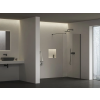 Ravak WALK-IN AIR WALL 120, fekete+transparent GW9WG0300Z1C