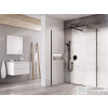Ravak Walk-In Double Wall 190-240x60 cm-es zuhanyfal 120 cm-es merevítővel,fekete/transparent GW9WJ0300Z1SET13060