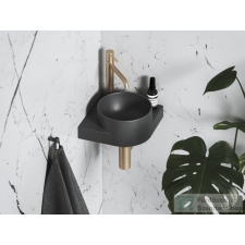 Ravak Yard 28 C kézmosó csaptelep furattal, antracit XJX03228000 szaniter