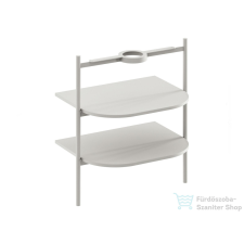 Ravak YARD 60 nyitott polcos bútor, Smoke Grey D80000O005 fürdőszoba bútor