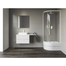 Ravak Zuhanysarok negyedkör 80x80 cm Ravak Blix II 3BM40E40Z1 kád, zuhanykabin