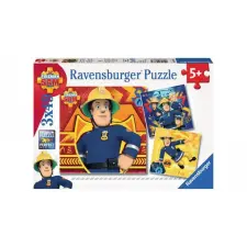 Ravensburger 09386 puzzle - Sam, a tűzoltó (3x49 db-os) puzzle, kirakós