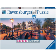 Ravensburger 1000 db-os - Panoráma puzzle - Egy este Amszterdamban (16752) puzzle, kirakós