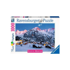 Ravensburger 1000 db-os  puzzle - Beautiful Mountains - Mürren, Bernese Oberland, Svájc (17316) puzzle, kirakós