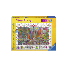Ravensburger 1000 db-os puzzle - James Rizzi - Times Square (19069) puzzle, kirakós
