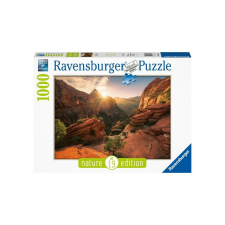 Ravensburger 1000 db-os puzzle - Nature Edition - Zion kanyon, USA (16754) puzzle, kirakós