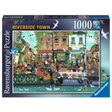 Ravensburger 1000 db-os puzzle - Riverside Town (17554) puzzle, kirakós