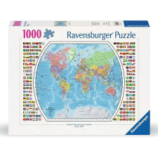 Ravensburger 1000 db-os puzzle - Világtérkép puzzle, kirakós