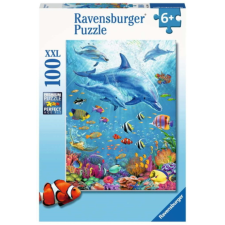 Ravensburger 100 db-os XXL puzzle - Delfinek (12889) puzzle, kirakós