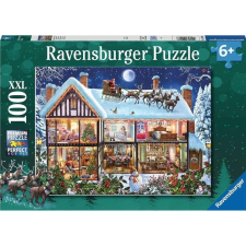 Ravensburger 100 db-os XXL Puzzle - Karácsony Otthon 12996 (486975) puzzle, kirakós