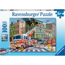 Ravensburger 100 db-os XXL puzzle - Tűzoltóautók (13329) puzzle, kirakós