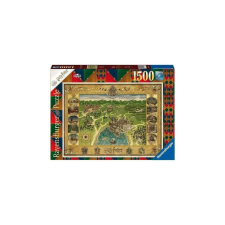 Ravensburger 1500 db-os puzzle - Hogwarts térkép (12000720) puzzle, kirakós