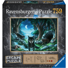 Ravensburger 164349 Exit Puzzle: Farkas, 759 darabos (4005556150281) puzzle, kirakós