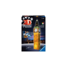 Ravensburger 216 db-os 3D Night Edition puzzle - Big Ben (12588) puzzle, kirakós