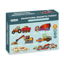 Ravensburger 2IN1 mágneses puzzle - munkagépek - 75 db puzzle, kirakós