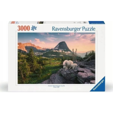 Ravensburger 3000 db-os Puzzle - Hegyi kecske a kicsinyével (12000809) (4005555008095) puzzle, kirakós