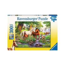Ravensburger 300 db-os XXL puzzle - Lovak a folyónál (12904) puzzle, kirakós