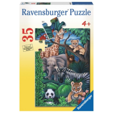 Ravensburger 35 db-os puzzle - A dzsungel állatai (08601) puzzle, kirakós